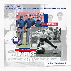 Image post by @USASoftball on Twitter/X