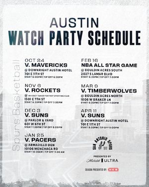 Image post by @spurs on Twitter/X
