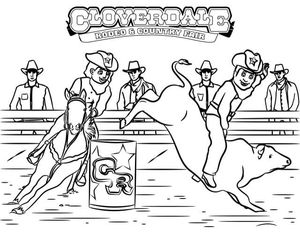 Image post by @cloverdalerodeo on Instagram