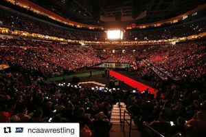 Image post by @gwuwrestling on Instagram