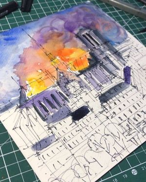 Image post by @monaedulescoart on Instagram