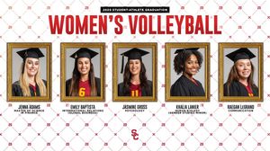 Image post by @uscwomensvolley on Instagram