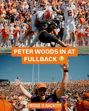 Image post by @clemsonfb on Instagram