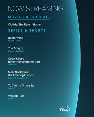 Image post by @DisneyPlus on Twitter/X