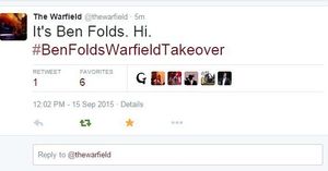 Image post by @thewarfield on Instagram