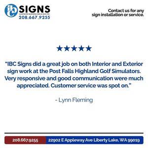 Image post by @ibcsigns on Facebook