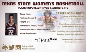 Image post by @txstatewbb on Instagram