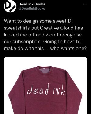 Image post by @deadinkbooks on Instagram