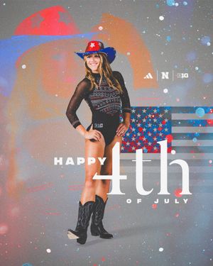Image post by @HuskersWGym on Twitter/X