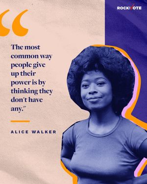 Image post by @rockthevote on Instagram