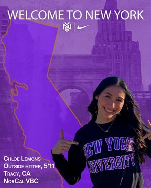 Image post by @nyuwomensvolley on Instagram