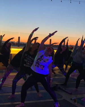 Image post by @yogapartylive on Instagram