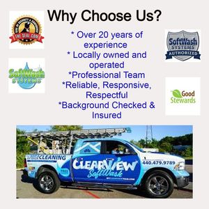 Image post by @clearviewsoftwash.oh on Facebook