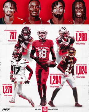 Image post by @PFF on Twitter/X