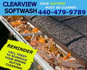 Image post by @clearviewsoftwash.oh on Facebook