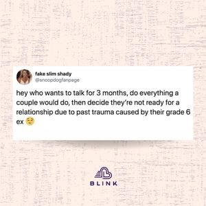 Image post by @theblinkdate on Instagram
