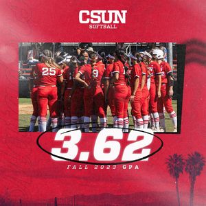 Image post by @csunsoftball on Instagram