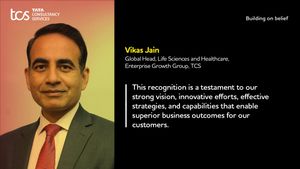Image post by @TCS on Twitter/X