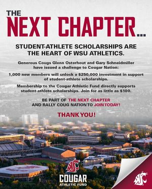 Image post by @wsucougarathletics on Instagram