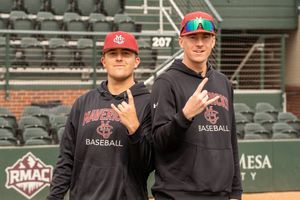 Image post by @CMUMavsBaseball on Twitter/X