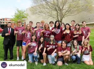 Image post by @EKUAdmissions on Facebook