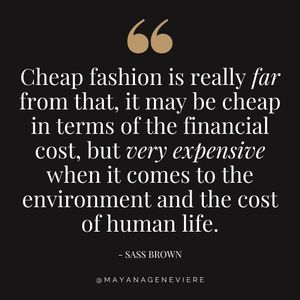 Image post by @wearmayana on Instagram