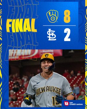 Image post by @Brewers on Twitter/X