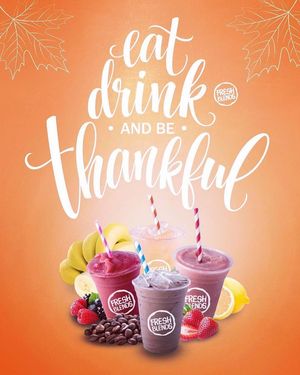 Image post by @drinkfreshblends on Facebook