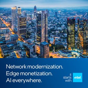 Image post by @intel on Twitter/X