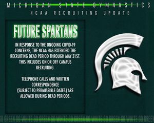 Image post by @msu_gymnastics on Instagram