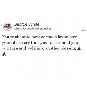 Image post by @iamgeorgewhitethespeaker on Instagram