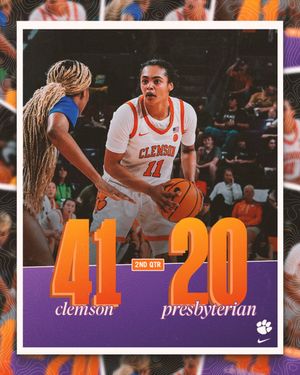 Image post by @ClemsonWBB on Twitter/X