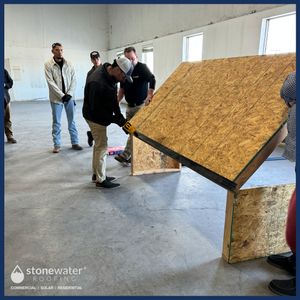 Image post by @stonewaterroofing on Instagram