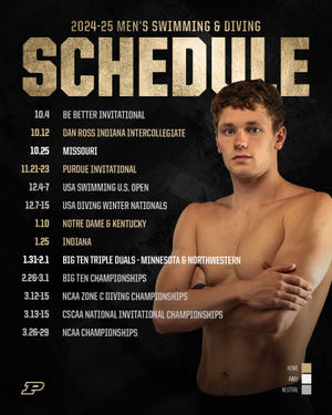 Image post by @purduemswimdive on Instagram