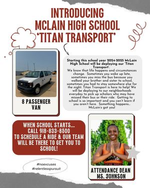 Image post by @mclainhighschool on Instagram