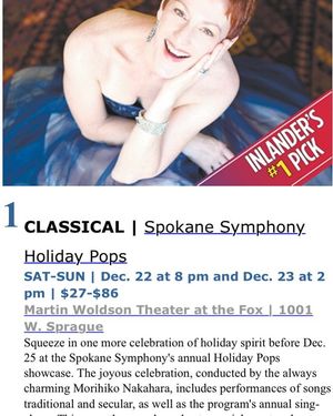 Image post by @spokanesymphony on Instagram