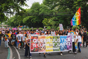 Image post by @Greenpeace on Twitter/X
