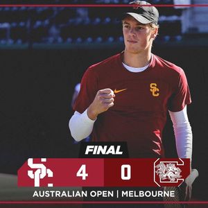 Image post by @uscmenstennis on Instagram