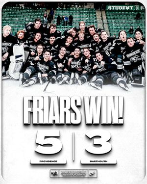 Image post by @FriarsHockey on Twitter/X