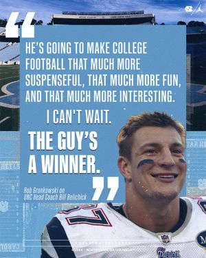 Image post by @UNCFootball on Twitter/X