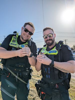 Image post by @victoriapolice on Instagram