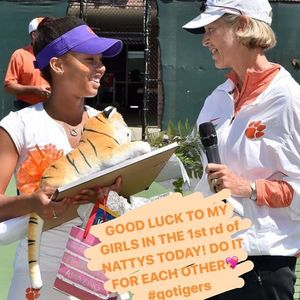Image post by @clemsonwtennis on Instagram