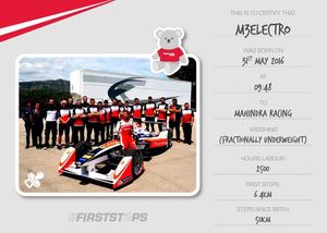 Image post by @mahindraracing on Instagram