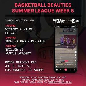Image post by @basketballbeautiesleague on Instagram