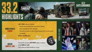Image post by @PUBG on Twitter/X