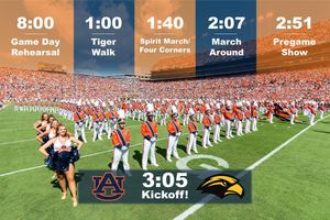 Image post by @auburnbands on Instagram