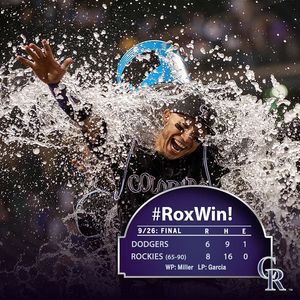 Image post by @rockies on Instagram