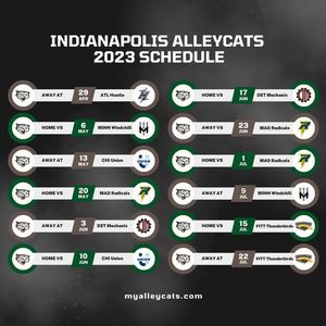 Image post by @IndianapolisAlleyCats on Facebook