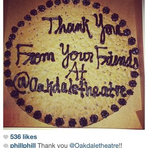 Image post by @oakdaletheatre on Instagram