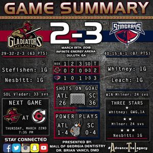 Image post by @atlgladiators on Instagram